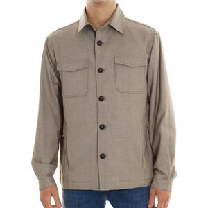 GIUBBOTTO OVERSHIRT BEIGE